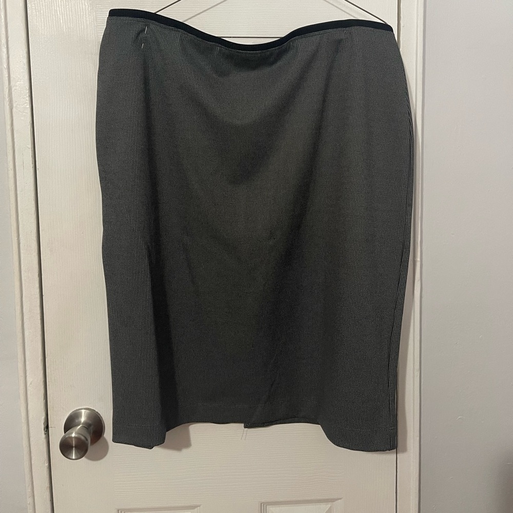Mango grey pencil skirt.